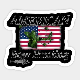 American bowhunting Sticker